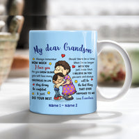 Personalized Grandma Grandson Love Mug MR41 67O57 thumb 1