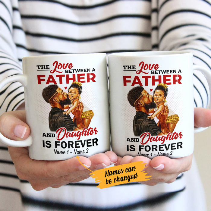 Personalized BWA Dad And Daughter Love Mug AG173 81O47 1