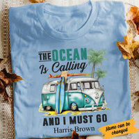 Personalized Surfing White T Shirt JN131 65O34 thumb 1