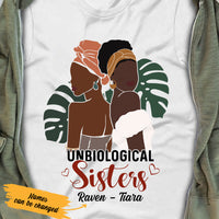 Personalized BWA Friend Unbiological Sisters T Shirt JL302 67O36 thumb 1