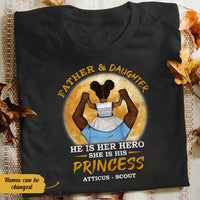 Personalized BWA Dad And Daughter Best Friend T Shirt AG122 65O58 thumb 1
