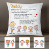 Personalized Dad Grandpa Pillow MY192 26O58 (Insert Included) 1