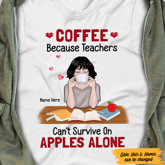 Personalized Teacher Coffee T Shirt JN12 26O47 1