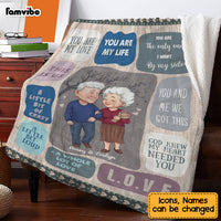 Personalized You Are My Love You Are My Life Couple Blanket 30654 thumb 1