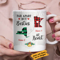 Personalized Besties At Heart Long Distance Mug SB221 30O47 thumb 1