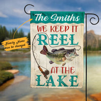 Personalized Lake Fishing Garden Flag JL31 85O60 thumb 1