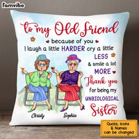 Personalized To My Old Friend Pillow 25111 thumb 1