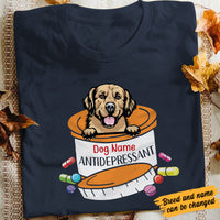 Personalized Dog Antidepressant T Shirt NB291 81O34 thumb 1