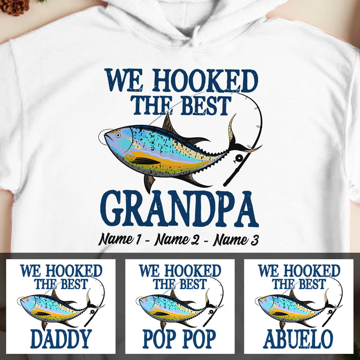 Personalized Fishing Dad   Hoodie MY271 65O36 1