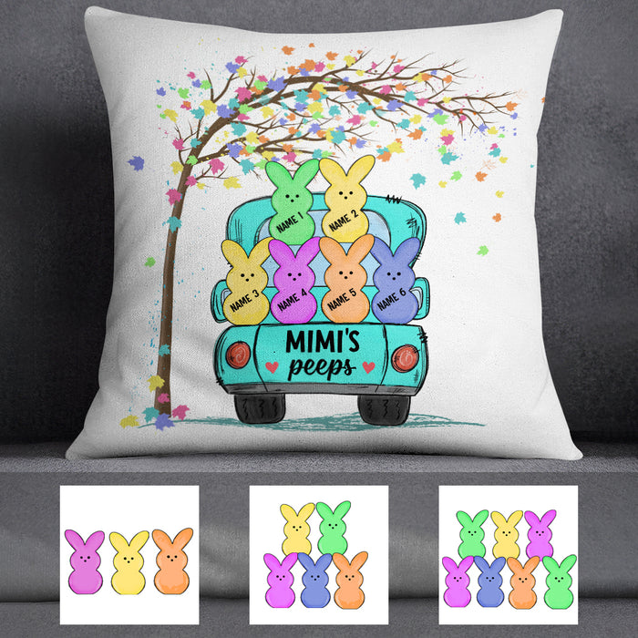 Personalized Grandma Peeps Easter Pillow FB61 81O57 (Insert Included) 1