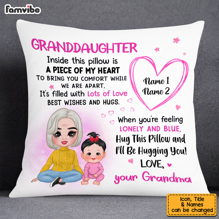 Personalized Granddaughter Hug This Pillow FB163 95O57 1