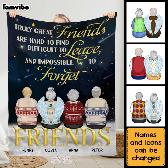 Personalized Friendship Gift Truly Friends Are Hard To Find Blanket 30002 1