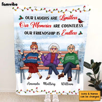 Personalized Friendship Gift  Our Laughs Are Limitless Blanket 30017 thumb 1