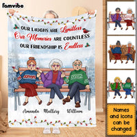 Personalized Friendship Gift  Our Laughs Are Limitless Blanket 30017 thumb 1