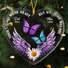 Personalized Memorial Butterfly Heart Ornament 30021 1