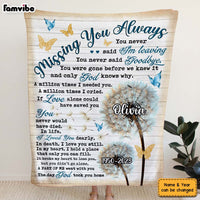 Personalized Memorial Dandelion Blanket 30024 thumb 1