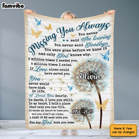 Personalized Memorial Dandelion Blanket 30024 thumb 1