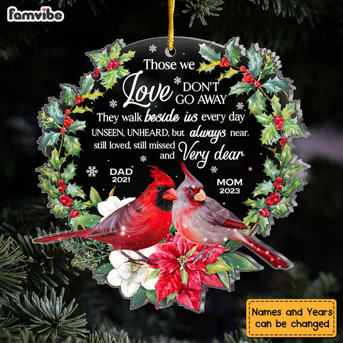 Personalized Christmas Memorial Cardinal Ornament 30026 1