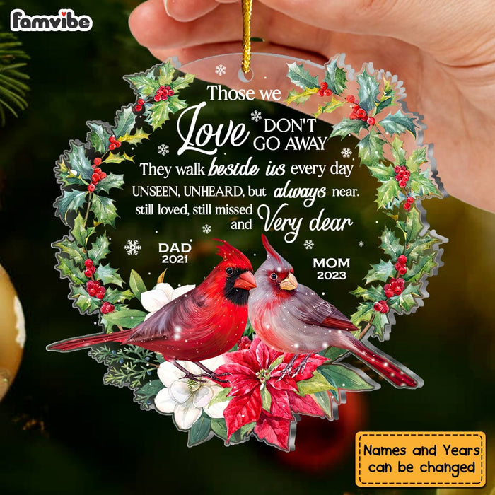 Personalized Christmas Memorial Cardinal Ornament 30026 1