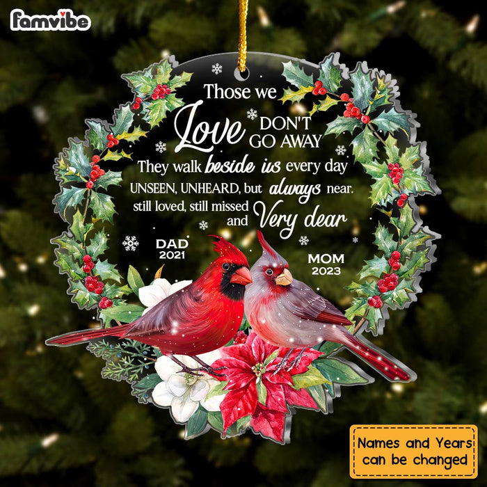 Personalized Christmas Memorial Cardinal Ornament 30026 1