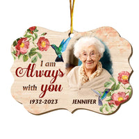 Personalized Memorial Hummingbird I Am Always With You Benelux Ornament 30033 thumb 1
