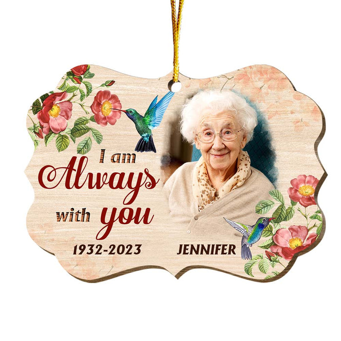 Personalized Memorial Hummingbird I Am Always With You Benelux Ornament 30033 1