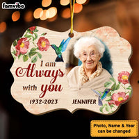 Personalized Memorial Hummingbird I Am Always With You Benelux Ornament 30033 thumb 1