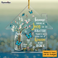 Personalized Memorial Butterfly Someone We Love Is In Heaven Ornament 30041 thumb 1