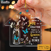Personalized Memorial Butterfly Someone We Love Is In Heaven Ornament 30041 thumb 1