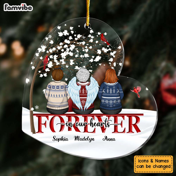 Personalized Memorial Gift For Lost Of Friend Heart Ornament 30048 1