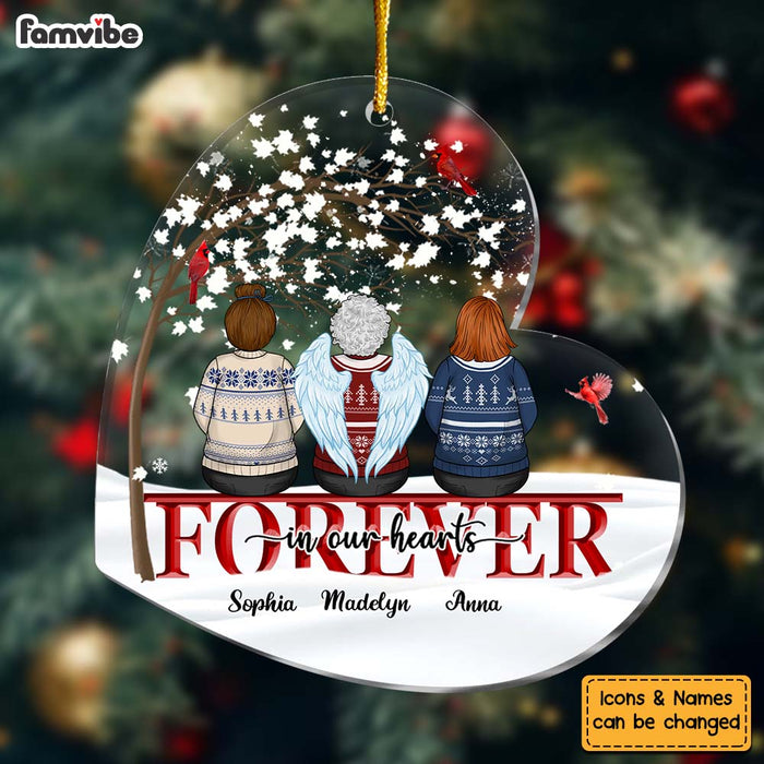 Personalized Memorial Gift For Lost Of Friend Heart Ornament 30048 1