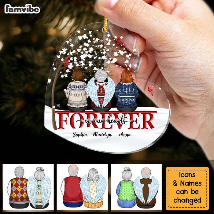 Personalized Memorial Gift For Lost Of Friend Heart Ornament 30048 1