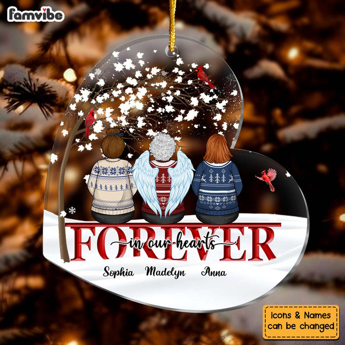 Personalized Memorial Gift For Lost Of Friend Heart Ornament 30048 1