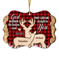 Personalized Couple Deer Benelux Ornament 30059 thumb 1
