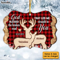 Personalized Couple Deer Benelux Ornament 30059 thumb 1