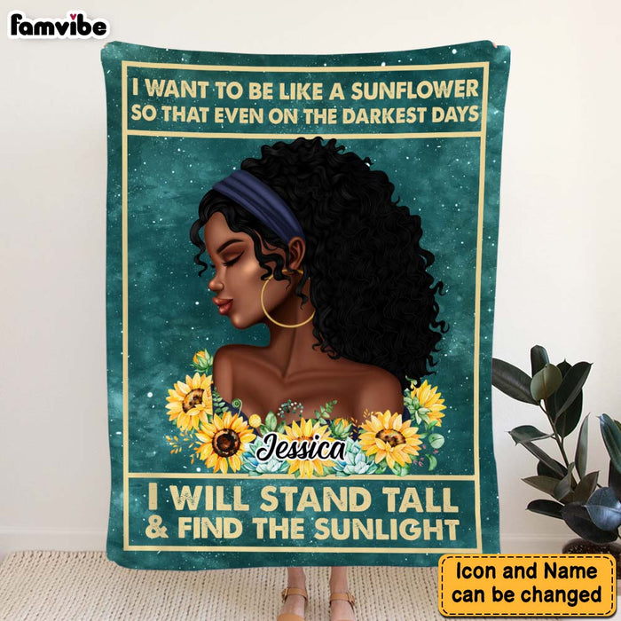 Personalized Inspirational Gift For Daughter Sunflower Blanket 30066 1