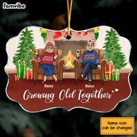 Personalized Gift For Old Couple Growing Old Together Benelux Ornament 30069 thumb 1