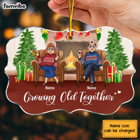 Personalized Gift For Old Couple Growing Old Together Benelux Ornament 30069 thumb 1