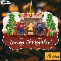 Personalized Gift For Old Couple Growing Old Together Benelux Ornament 30069 thumb 1