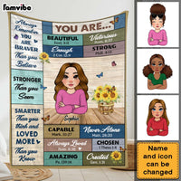 Personalized Inspirational Gift For Daughter You Are Blanket 30070 thumb 1