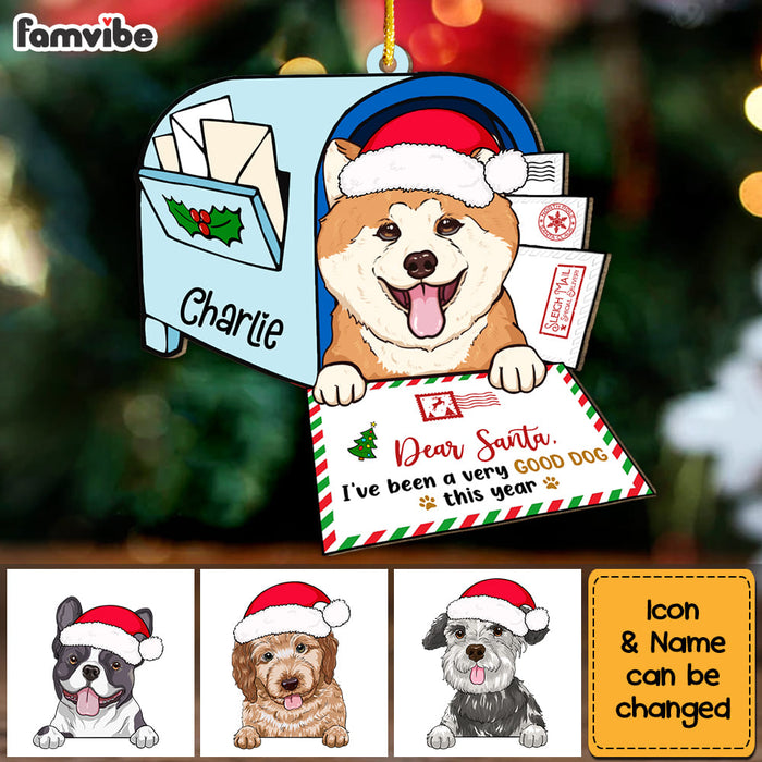 Personalized Christmas Gift I've Been A Very Good Dog Ornament 30072 1