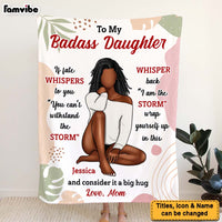 Personalized Gift For Daughter  Inspirational Blanket 30074 thumb 1