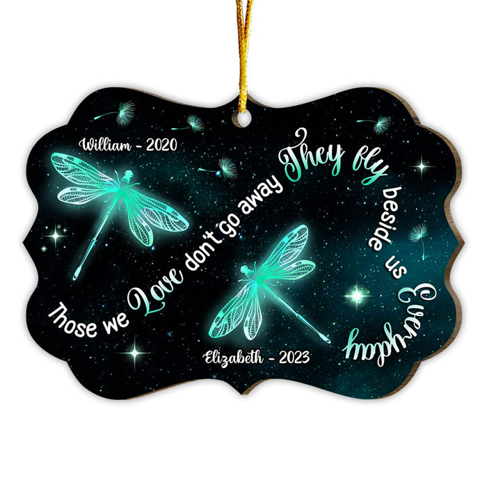 Personalized Gift Memorial Dragonfly Those We Love Benelux Ornament 30084 1