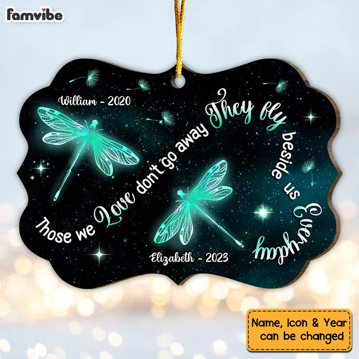 Personalized Gift Memorial Dragonfly Those We Love Benelux Ornament 30084 1