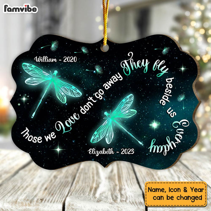 Personalized Gift Memorial Dragonfly Those We Love Benelux Ornament 30084 1
