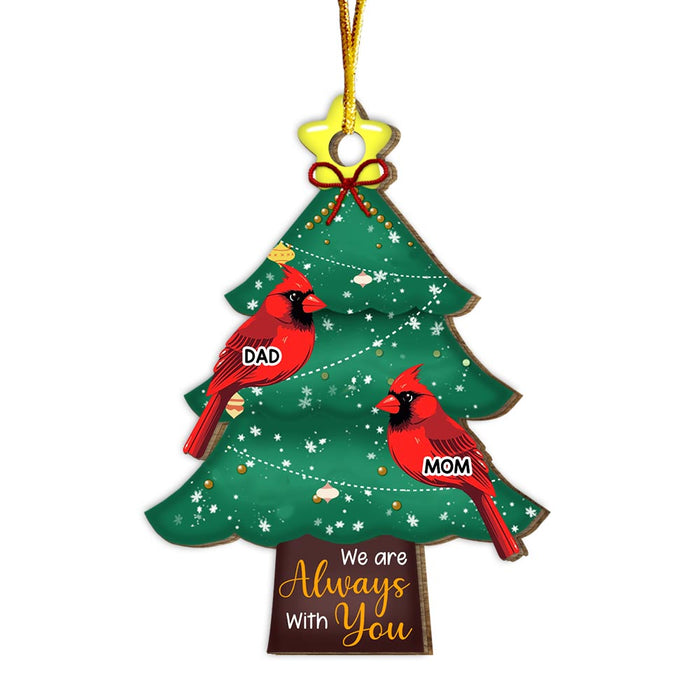 Personalized Memorial Cardinal We Are Always With You Ornament 30089 1