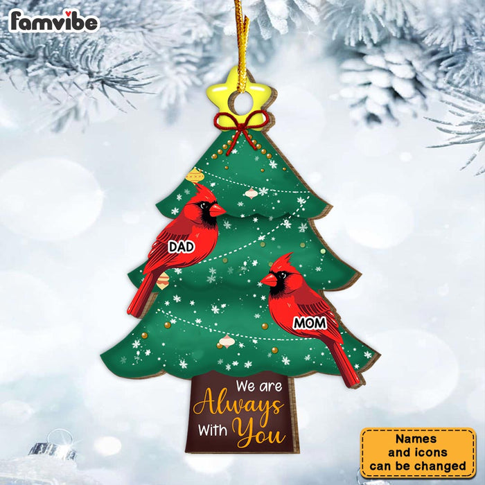 Personalized Memorial Cardinal We Are Always With You Ornament 30089 1