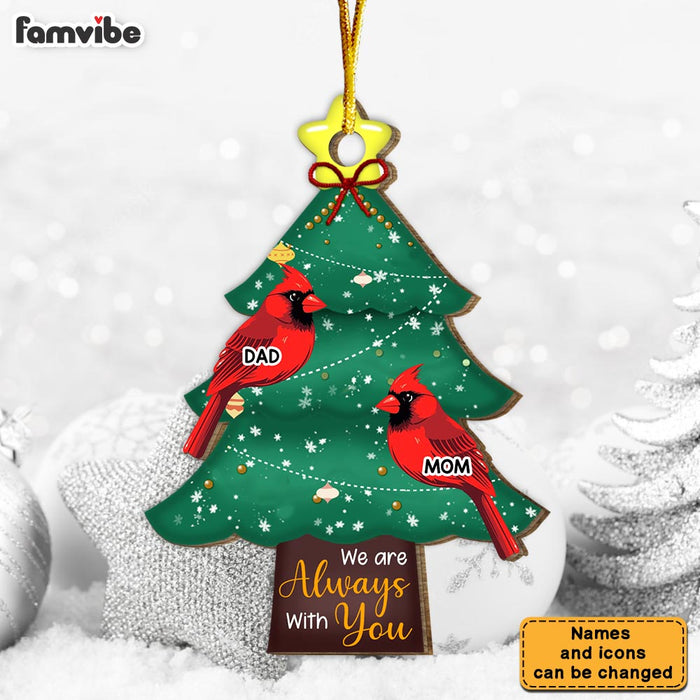 Personalized Memorial Cardinal We Are Always With You Ornament 30089 1