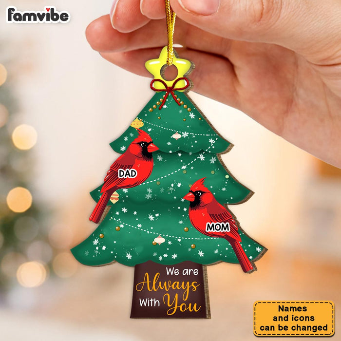 Personalized Memorial Cardinal We Are Always With You Ornament 30089 1