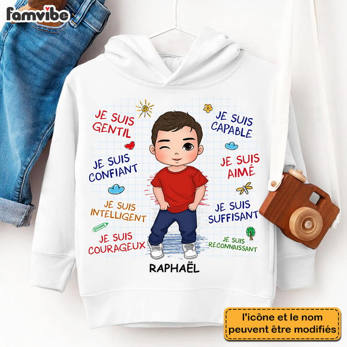 Personalized Gift For Grandson French Je Suis Kid T Shirt - Kid Hoodie - Kid Sweatshirt 30103 1